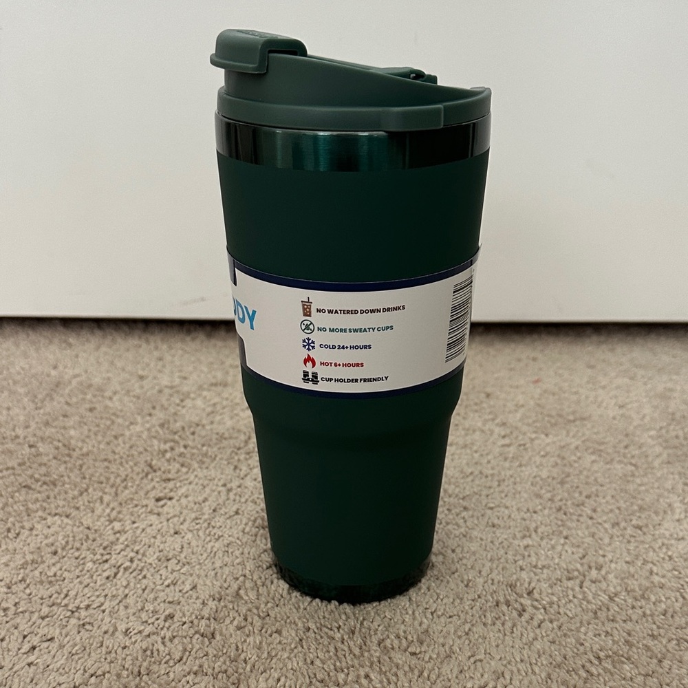 FrostBuddy To-Go Insulated Travel Tumbler - Dark Green - Picture 2 of 7